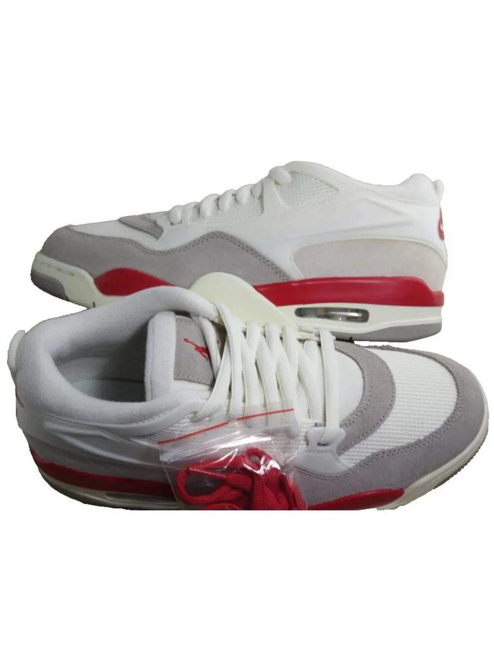 Nike Air Jordan 4 RM Men's Basketball Shoes Sail White Grey Fire Red Size 11 NIB